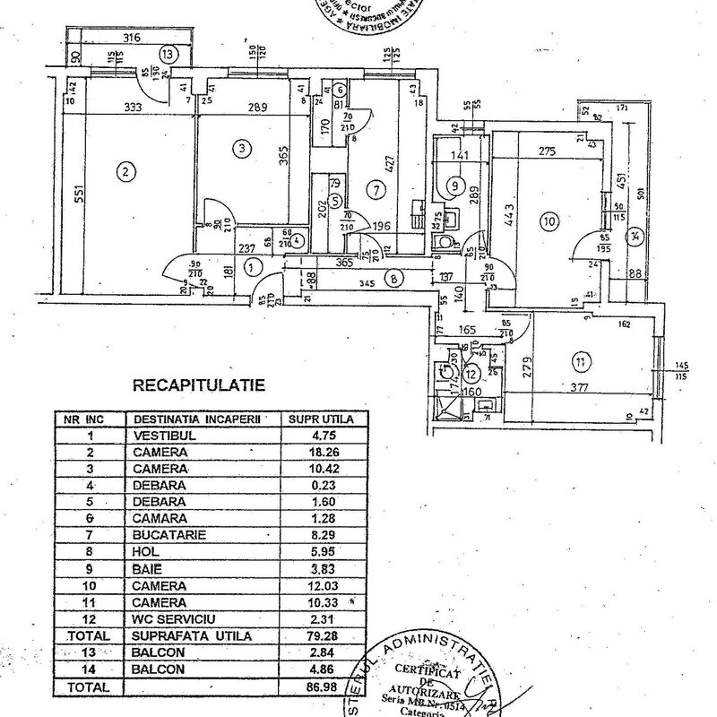 Sincai, 5 minute metrou Timpuri Noi, bloc 1986, stradal, vedere mixta,